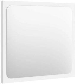 2 pcs conj. móveis de casa de banho derivados de madeira branco