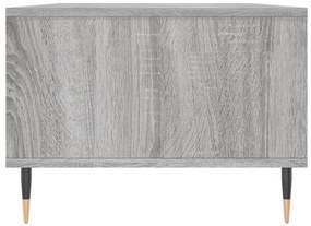 Mesa de centro 90x50x36,5 cm derivados madeira cinzento sonoma