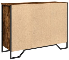 Aparador 101x35,5x74,5 cm derivados de madeira carvalho fumado