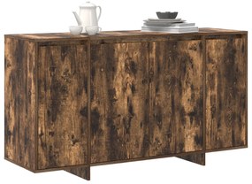 Buffet vidaXL Carvalho fumado Madeira 135 x 41 x 75 cm Armazenamento