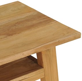 Mesa consola 120x35x75 cm madeira de teca maciça