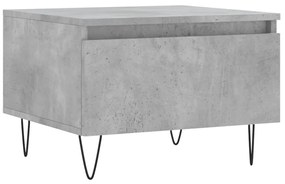 Mesas de centro 2 pcs 50x46x35 cm deriv. madeira cinza-cimento