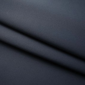 Cortinas blackout com ganchos 2 pcs 140x245 cm antracite