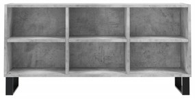Móvel de TV 103,5x30x50 cm derivados madeira cinzento cimento