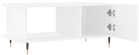 Mesa de centro 90x50x40 cm madeira processada branco