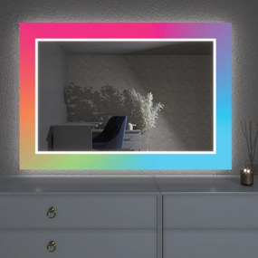 Espelho LED com decoração D25