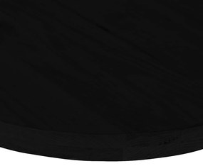Tampo de mesa 140x60x4 cm carvalho maciça oval castanho-escuro