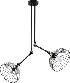 Candeeiro de Teto Beybisi – Preto – 83 x 83 cm