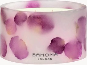 Vela perfumada artesanal com três pavios Botanica (rosa)