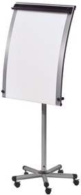 Quadro Branco Tripé 70x100cm Flip Chart com Rodas Roll Up