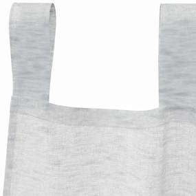 Cortinas 2 pcs Cinzento-claro 140 x 225 cm Poliéster
