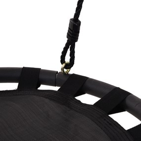 baloiço do  para crianças balanço do ninho da criança forma redonda do balanço da árvore carga 100kg Assento confortável Tecido Oxford Jardim ao ar livre