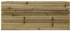 Vaso/floreira de jardim 110x60x45,5 cm madeira pinho impregnada