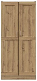 Armário alto 82,5x30,5x185 cm deriv. madeira carvalho artisiano