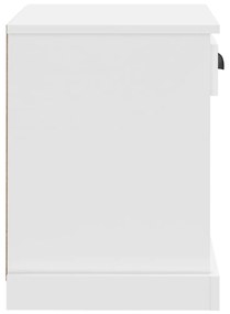 Mesa de cabeceira 43x36x50 cm branco