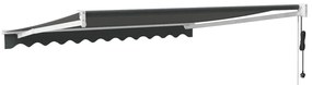 Toldo retrátil automático 3x2,5 m antracite