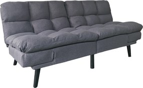 Sofá CUSHION (com Cama | 183cm | Tecido) - Cinza