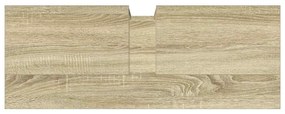 Móvel p/ lavatório 80x30x60cm derivados madeira carvalho sonoma