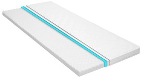 Sobrecolchão 80x200 cm perfil estilo ovo em espuma fria 6 cm