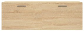 Armário parede 100x36,5x35 cm derivados madeira carvalho sonoma
