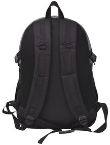 Mochila para caminhadas 40 L preto e cinzento