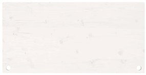Tampo de secretária 100x60x2,5 cm pinho maciço branco