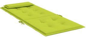 Almofadões p/ cadeira encosto alto 4 pcs oxford verde brilhante