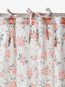 Oferta do IVA - Cortinado Água de Rosas branco claro estampado