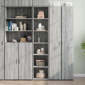 vidaXL Armário alto 40x41x185 cm derivados de madeira cinzento sonoma