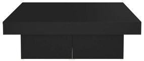 Mesa de centro 90x90x28 cm derivados de madeira preto