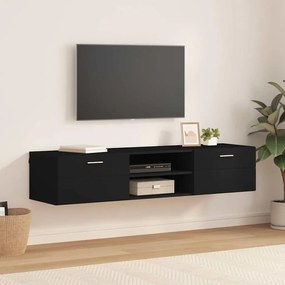 vidaXL Gabinete para TV Preto 150 x 39 x 30 cm Madeira processada