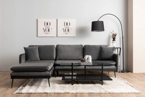 Sofá de Canto Reya – Antracite – 245 cm