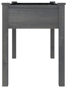Vaso/floreira c/ forro 118x59x76 cm madeira de abeto maciça