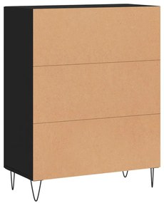 Aparador 69,5x34x90 cm derivados de madeira preto