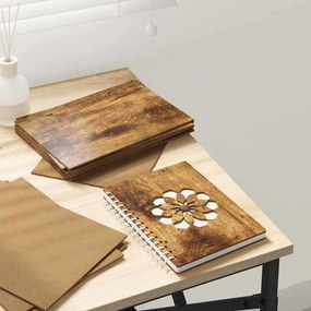 vidaXL Painéis de Decoração 12 pcs Carvalho Defumado 15 x 21 x 0.27 cm