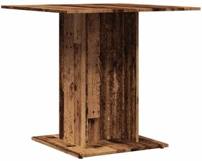Mesa de jantar 80x80x75 cm derivados de madeira madeira velha