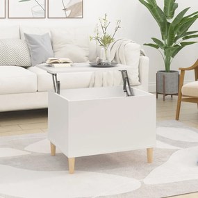 vidaXL Mesa de centro 60x44,5x45 cm derivados de madeira branco