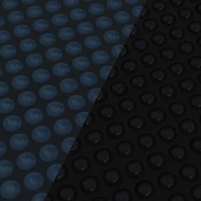 Película p/ piscina PE solar flutuante 527 cm preto e azul