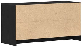 Armário de TV vidaXL Carvalho Preto 102x37,5x52,5 cm de Madeira de Eng