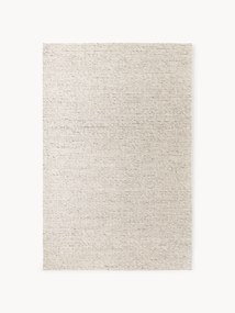 Tapete em lã artesanal de pelo curto Rumi