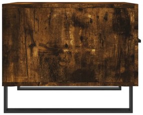 Mesa de centro 50x50x40 cm derivados de madeira carvalho fumado
