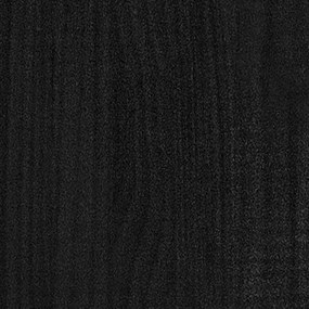 Estante/divisória 60x35x135 cm madeira de pinho maciça preto