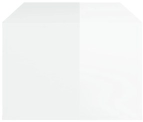 Mesa de centro 100x50,5x35cm derivados madeira branco brilhante