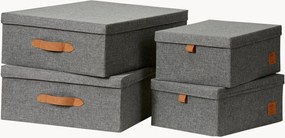 Caixas com tampa Premium, conjunto de 4