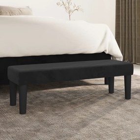 vidaXL Banco 100x30x30 cm veludo preto