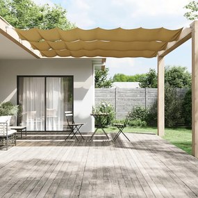 Toldo vertical 60x600 cm tecido oxford bege