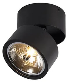 Foco moderno preto redondo regulável - Go Nine Design,Industrial,Moderno