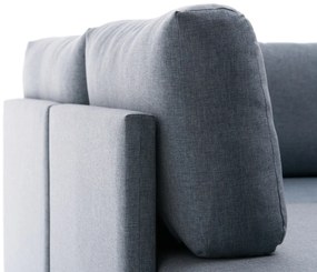 Sofá-Cama de Canto Efsun – Azul – 300 x 78 x 202 cm