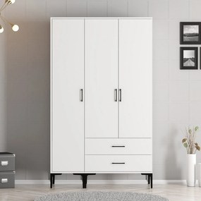 Guarda-roupa Kumsal ST – Branco – 120 cm x 47,5 cm x 201,4 cm