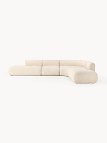 Sofá de canto modular XL em bouclé Sofia